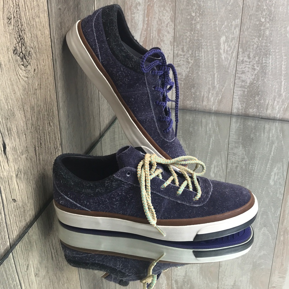 Converse đ„SALE!đ„ CLOT One Star CC OX Low Top Hair Suede Blue Womenâs Sneakers - Picture 4 of 14